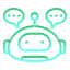 AI chatbot icon