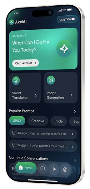 AI WhatsApp chatbot mobile interface