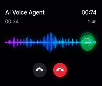 AI Voice Agent product preview AI Voice Agent product preview