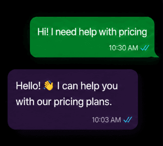 AI WhatsApp chatbot product preview AI WhatsApp chatbot product preview